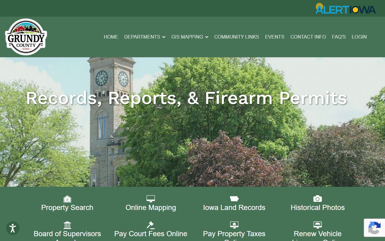 Grundy County inmate records written jail public information request page